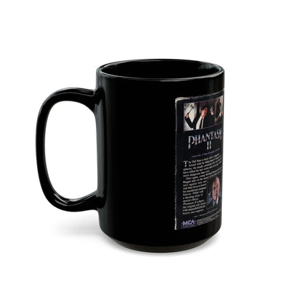 PHANTASM 2 (VHS COVER) - Black Coffee Mug-Go Mug Yourself