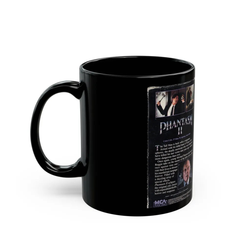 PHANTASM 2 (VHS COVER) - Black Coffee Mug-Go Mug Yourself