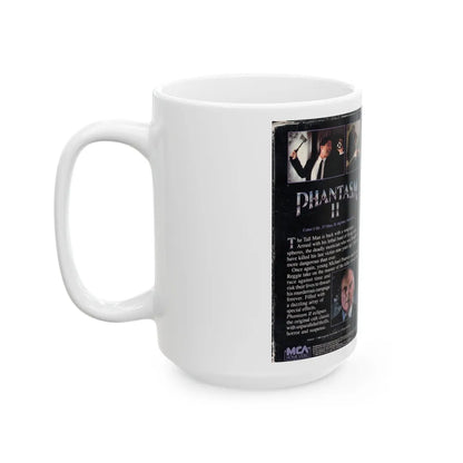 PHANTASM 2 (VHS COVER) - White Coffee Mug-Go Mug Yourself