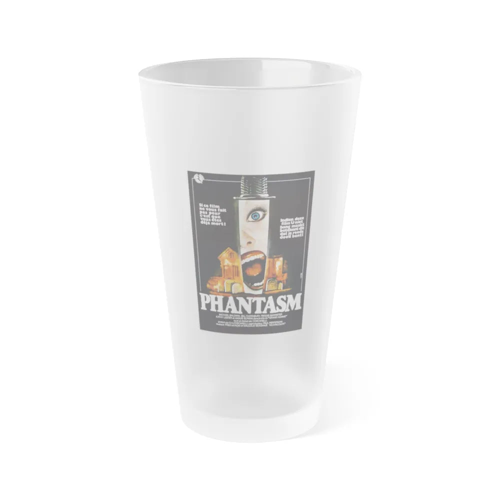 PHANTASM (BELGIAN) 1979 Movie Poster - Frosted Pint Glass 16oz-16oz-Frosted-Go Mug Yourself