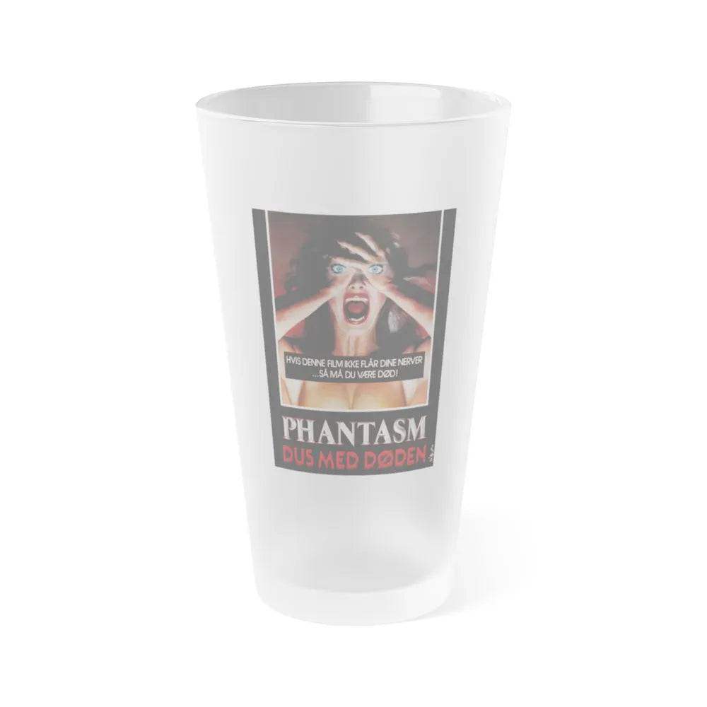 PHANTASM (DANISH) 1979 Movie Poster - Frosted Pint Glass 16oz-16oz-Frosted-Go Mug Yourself