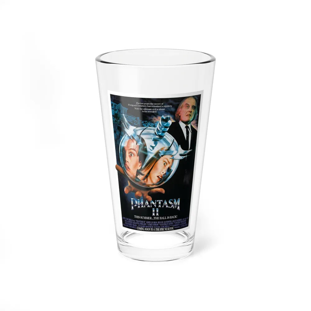 PHANTASM II 1988 Movie Poster - Pint Glass 16oz-16oz-Go Mug Yourself