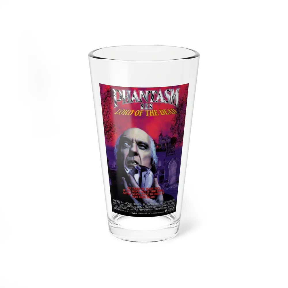 PHANTASM III 1994 Movie Poster - Pint Glass 16oz-16oz-Go Mug Yourself