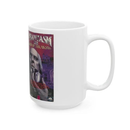 PHANTASM III LORD OF THE DEAD (VHS COVER) - White Coffee Mug-Go Mug Yourself