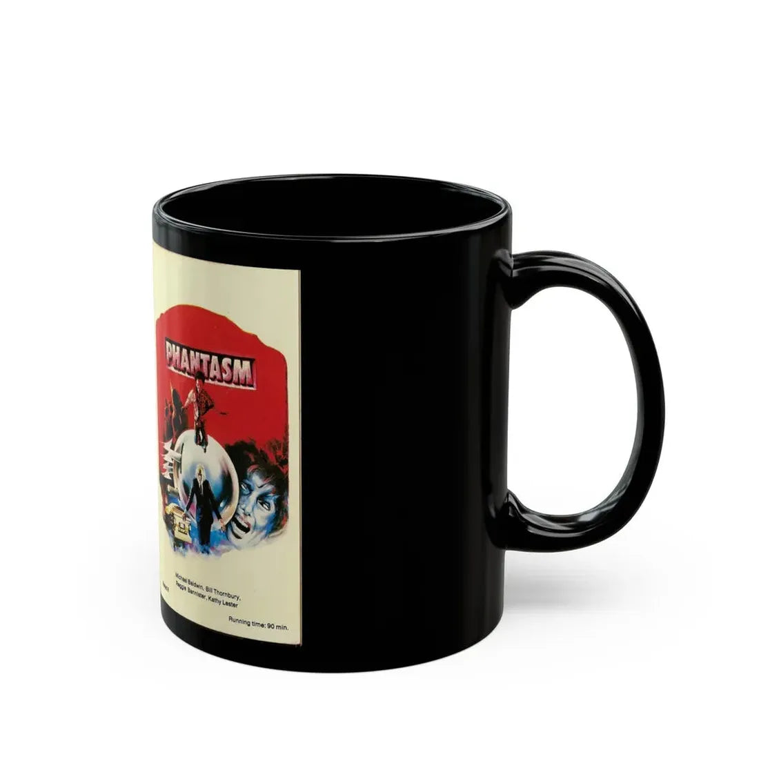 PHANTASM MAGNETIC VIDEO CORPORATION (VHS COVER) - Black Coffee Mug - Go Mug Yourself