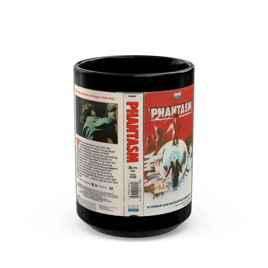 PHANTASM (VHS COVER) - Black Coffee Mug 15oz - Go Mug Yourself