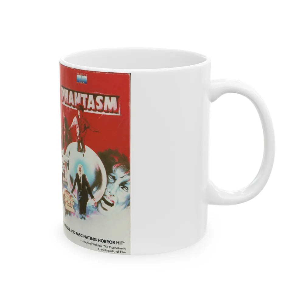 PHANTASM (VHS COVER) - White Coffee Mug-Go Mug Yourself