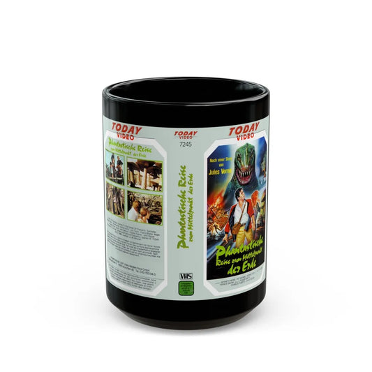 PHANTASTISCHE REISE ZUM MITTELPUNKT DEZ EZDE (VHS COVER) - Black Coffee Mug-15oz-Go Mug Yourself