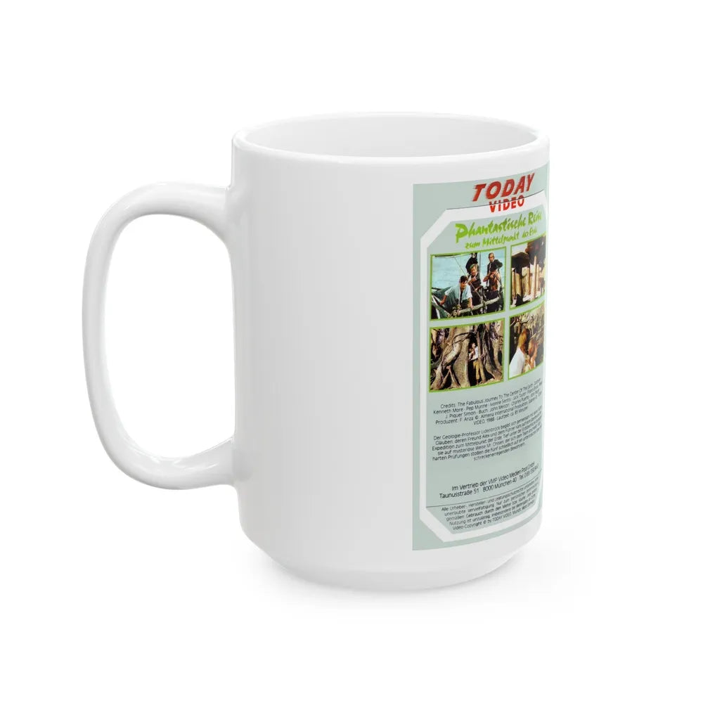 PHANTASTISCHE REISE ZUM MITTELPUNKT DEZ EZDE (VHS COVER) - White Coffee Mug-Go Mug Yourself