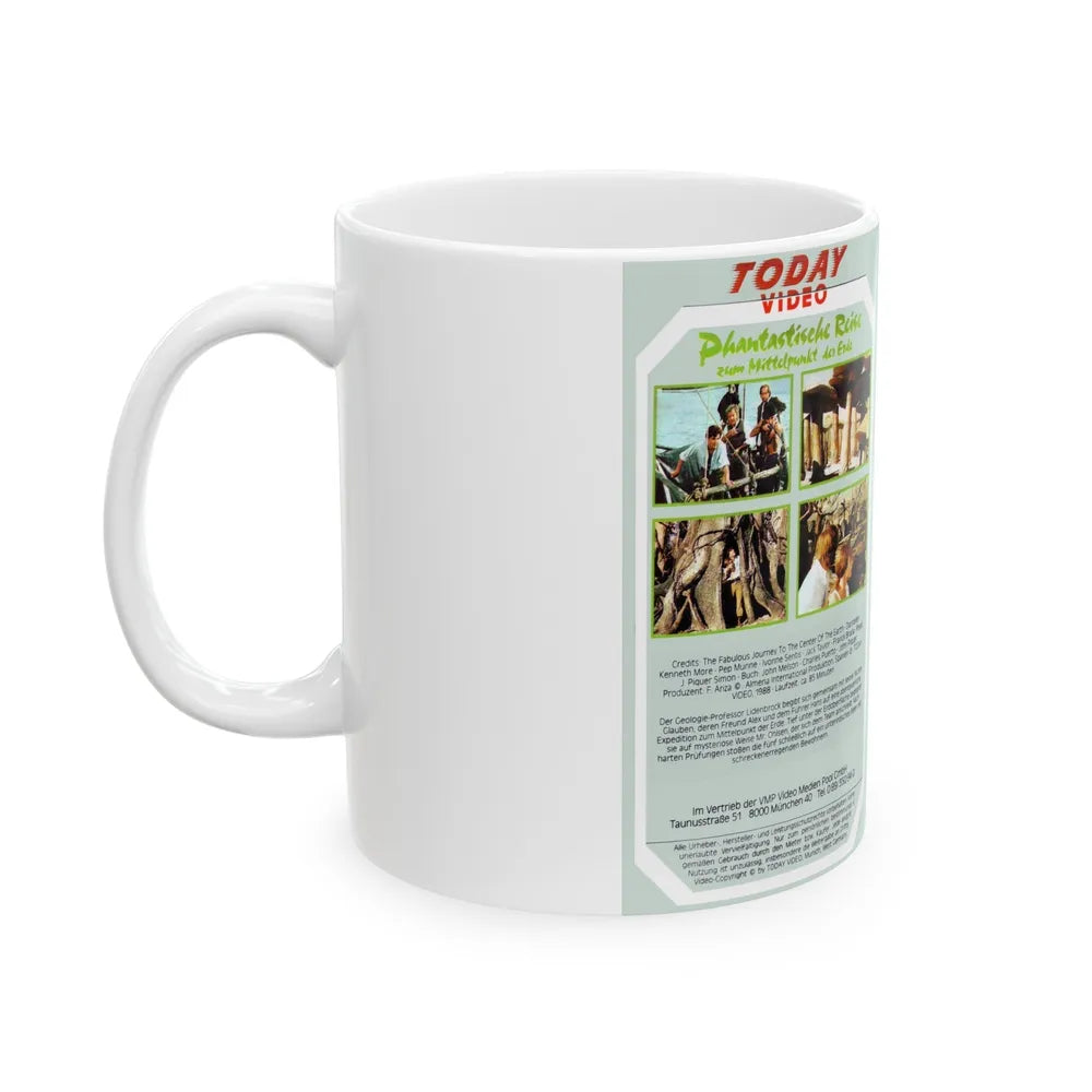 PHANTASTISCHE REISE ZUM MITTELPUNKT DEZ EZDE (VHS COVER) - White Coffee Mug-Go Mug Yourself