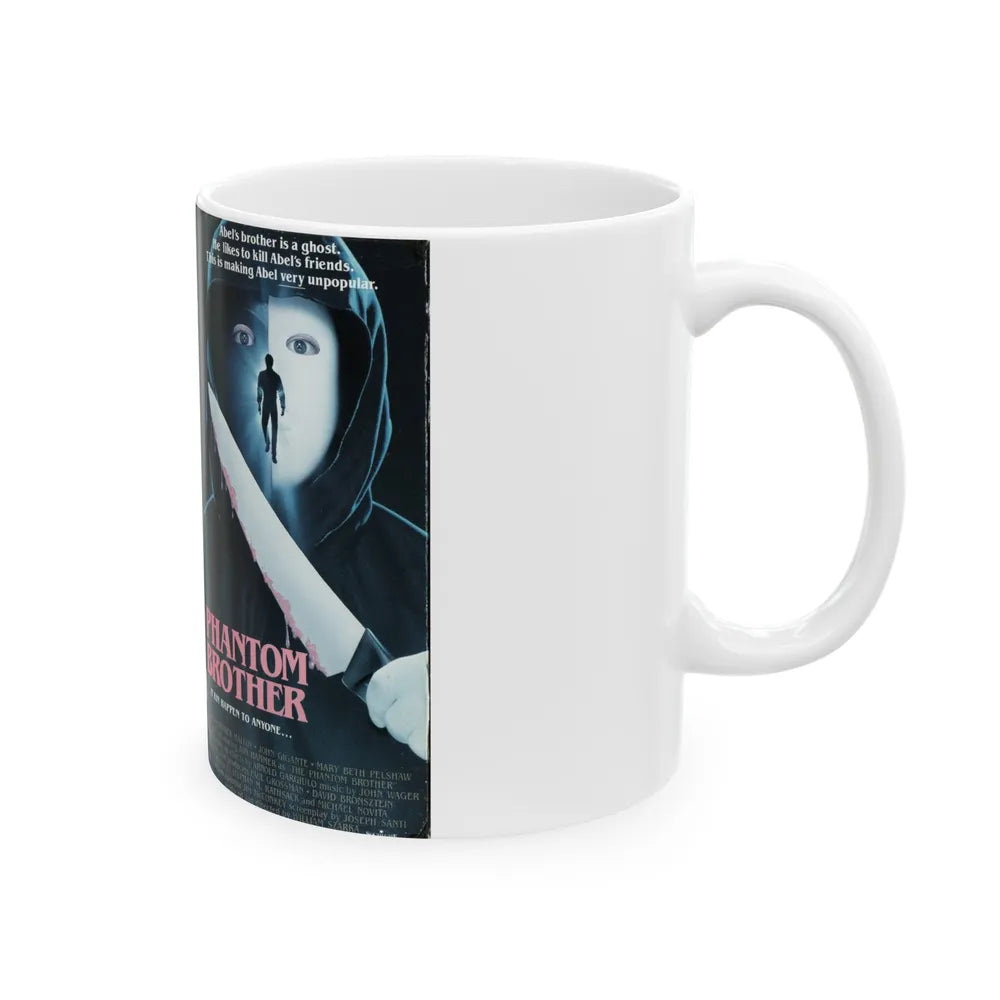 PHANTOM BROTHER (VHS COVER) - White Coffee Mug-Go Mug Yourself