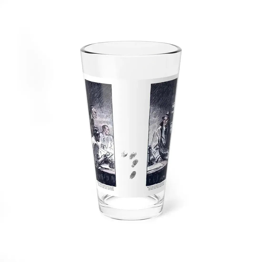 Phantom Fingerprints (2), Cosmopolitan, December 1929 (Magazine Illustration) Pint Glass 16oz 16oz - Go Mug Yourself
