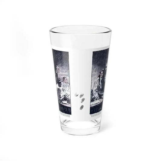 Phantom Fingerprints (2), Cosmopolitan, December 1929 (Magazine Illustration) Pint Glass 16oz 16oz - Go Mug Yourself