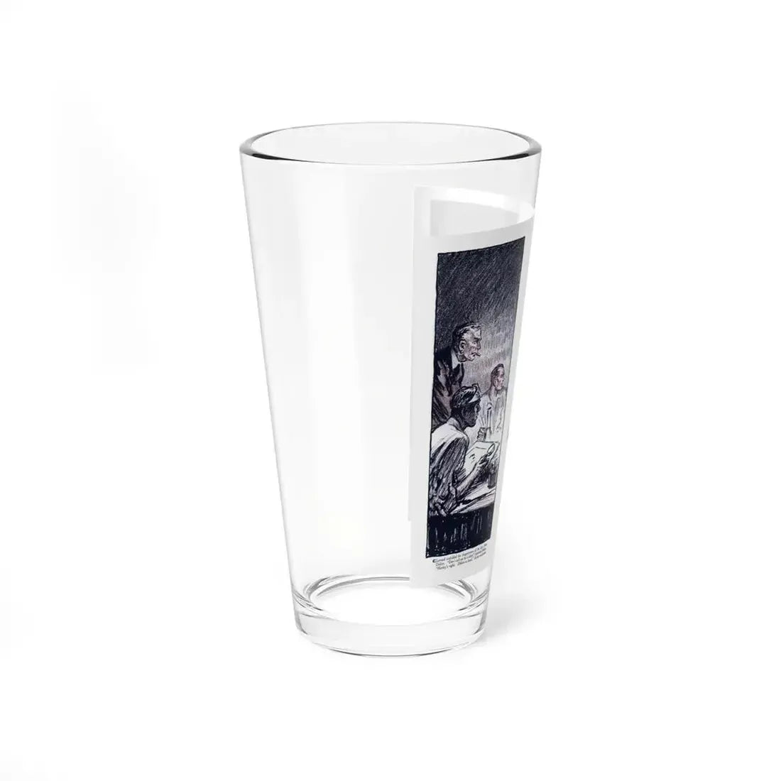 Phantom Fingerprints (2), Cosmopolitan, December 1929 (Magazine Illustration) Pint Glass 16oz - Go Mug Yourself