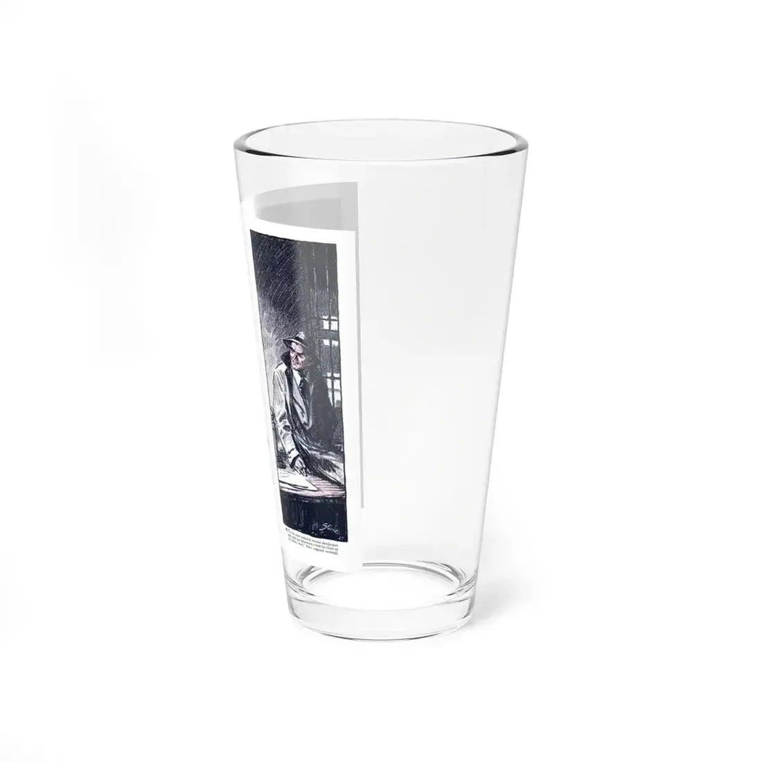 Phantom Fingerprints (2), Cosmopolitan, December 1929 (Magazine Illustration) Pint Glass 16oz - Go Mug Yourself