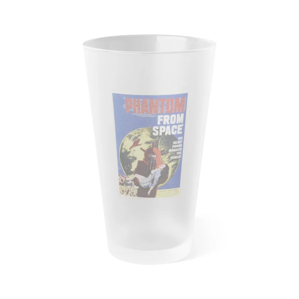 PHANTOM FROM SPACE 1953 Movie Poster - Frosted Pint Glass 16oz-16oz-Frosted-Go Mug Yourself