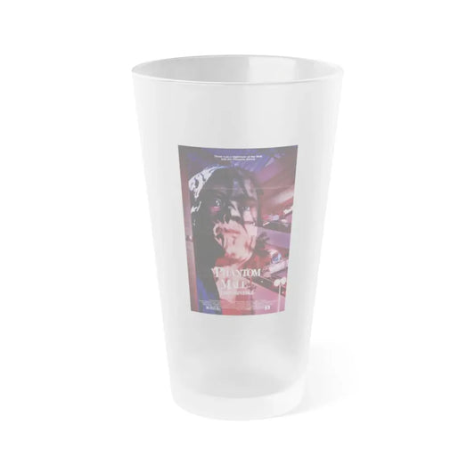 PHANTOM OF THE MALL 1989 Movie Poster - Frosted Pint Glass 16oz 16oz Frosted - Go Mug Yourself