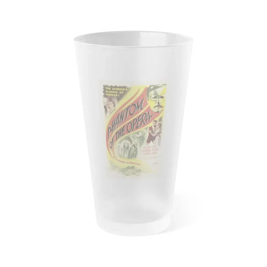 PHANTOM OF THE OPERA 1943 Movie Poster - Frosted Pint Glass 16oz 16oz Frosted - Go Mug Yourself