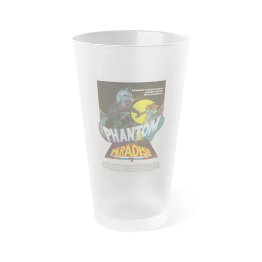 PHANTOM OF THE PARADISE (DANISH) 1974 Movie Poster - Frosted Pint Glass 16oz 16oz Frosted - Go Mug Yourself