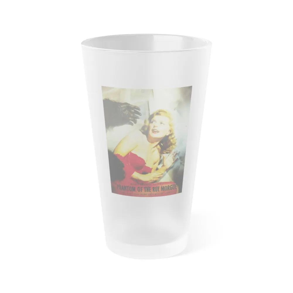 PHANTOM OF THE RUE MORGUE (3) 1954 Movie Poster - Frosted Pint Glass 16oz-16oz-Frosted-Go Mug Yourself