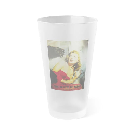 PHANTOM OF THE RUE MORGUE (3) 1954 Movie Poster - Frosted Pint Glass 16oz-16oz-Frosted-Go Mug Yourself