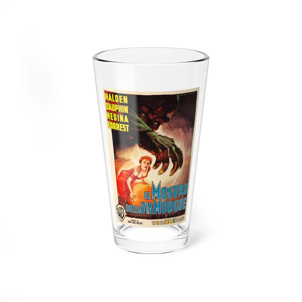 PHANTOM OF THE RUE MORGUE (ITALIAN) 1954 Movie Poster - Pint Glass 16oz-16oz-Go Mug Yourself