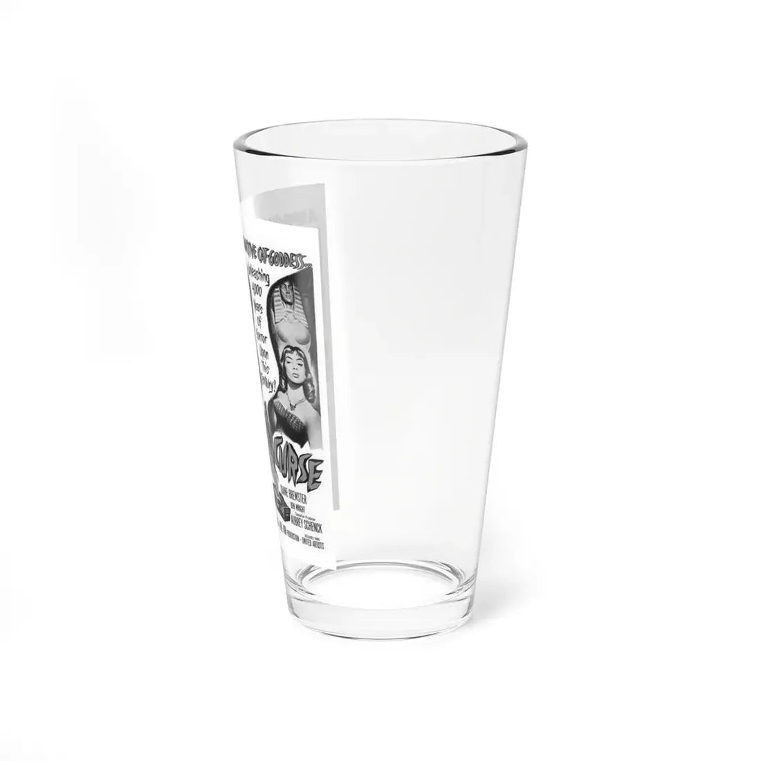 PHARAOH'S CURSE (2) 1957 Movie Poster - Pint Glass 16oz - Go Mug Yourself