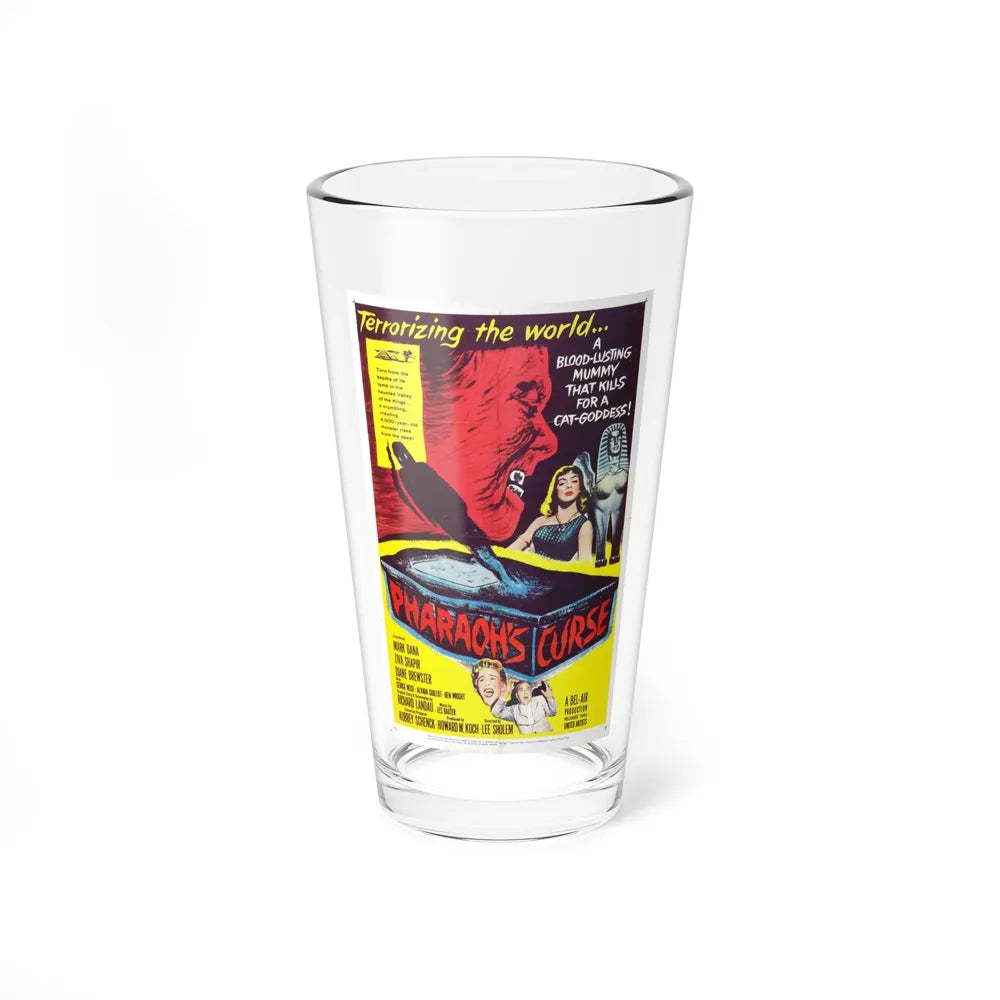 PHARAOH'S CURSE 1957 Movie Poster - Pint Glass 16oz-16oz-Go Mug Yourself