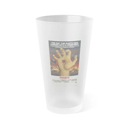 PHASE IV 1974 Movie Poster - Frosted Pint Glass 16oz-16oz-Frosted-Go Mug Yourself