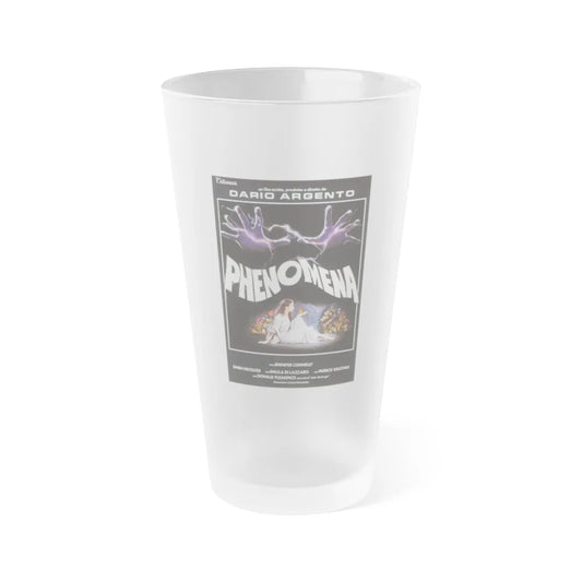 PHENOMENA 1985 Movie Poster - Frosted Pint Glass 16oz-16oz-Frosted-Go Mug Yourself