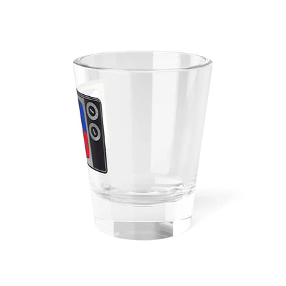 PHI flag on television (Philippines) Shot Glass 1.5oz - Go Mug Yourself