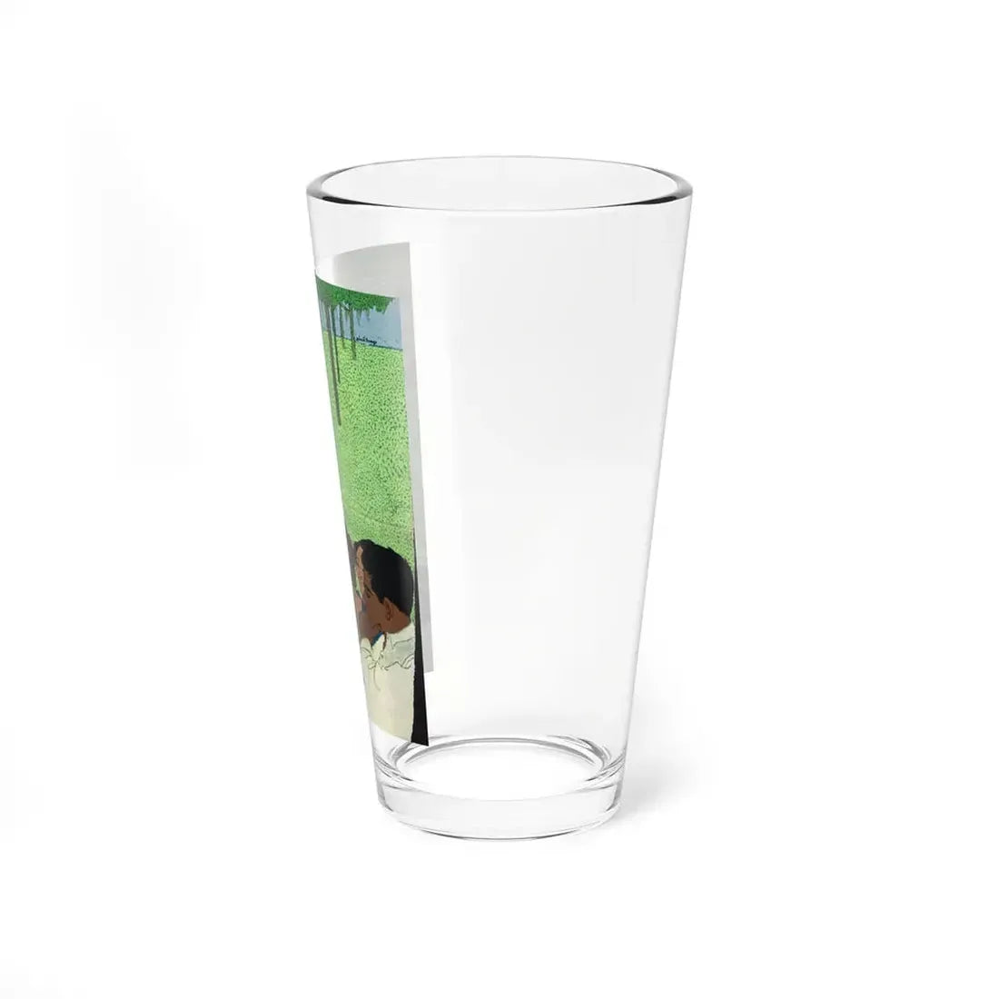 Phil Hays illustration, publication unknown, c. late 1950s (Magazine Illustration) Pint Glass 16oz - Go Mug Yourself