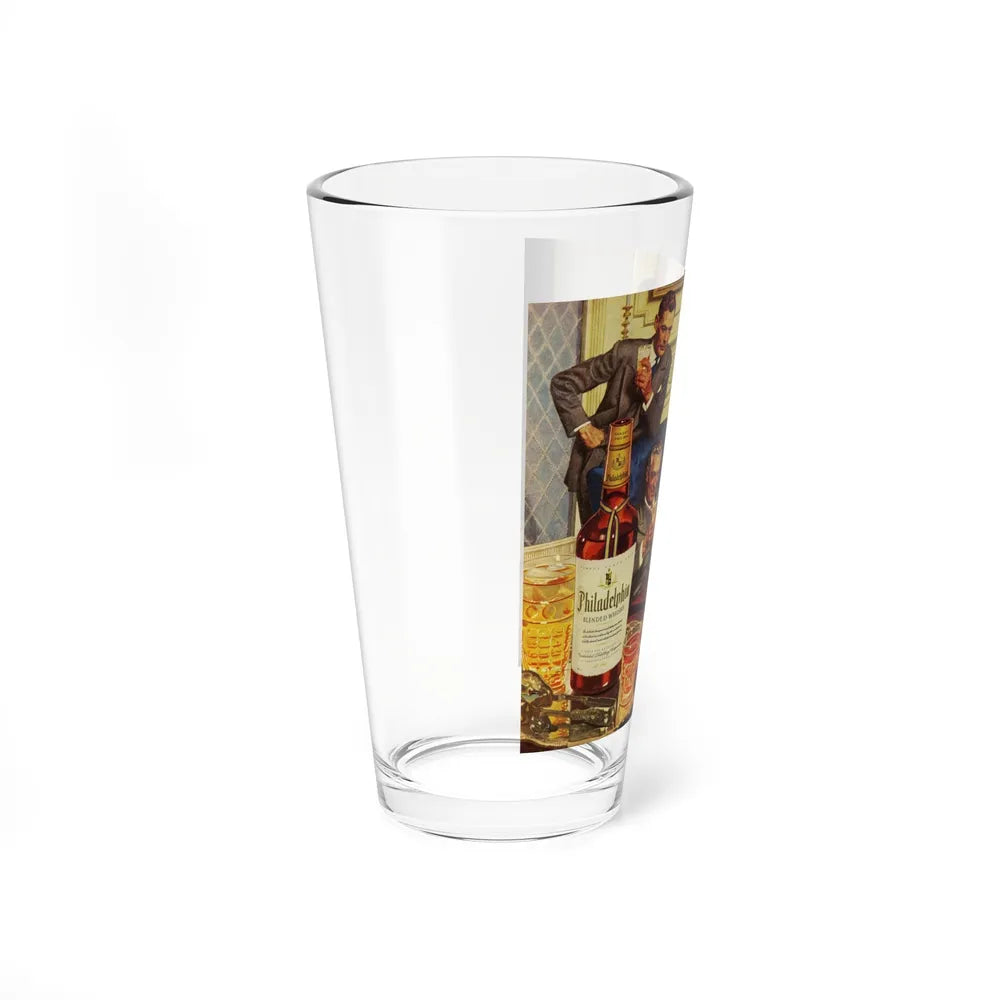 Philadelphia Whisky adv, 1943 (Magazine Illustration) Pint Glass 16oz-Go Mug Yourself