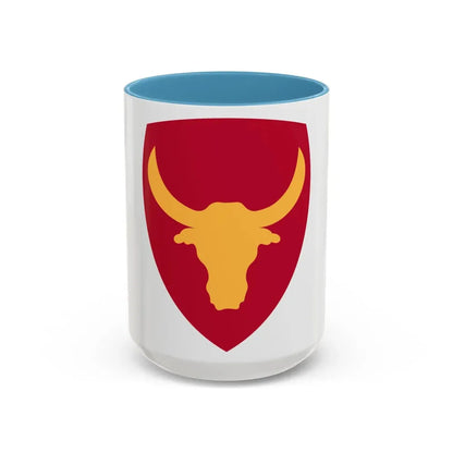 Philippine Combat Headquarters (U.S. Army) Accent Coffee Mug 15oz Light Blue - Go Mug Yourself