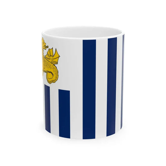 Philippine Customs Flag (Philippines) White Coffee Mug 11oz - Go Mug Yourself