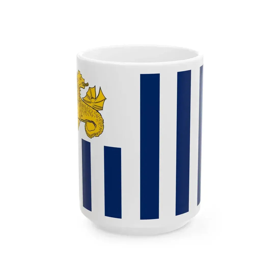 Philippine Customs Flag (Philippines) White Coffee Mug 15oz - Go Mug Yourself