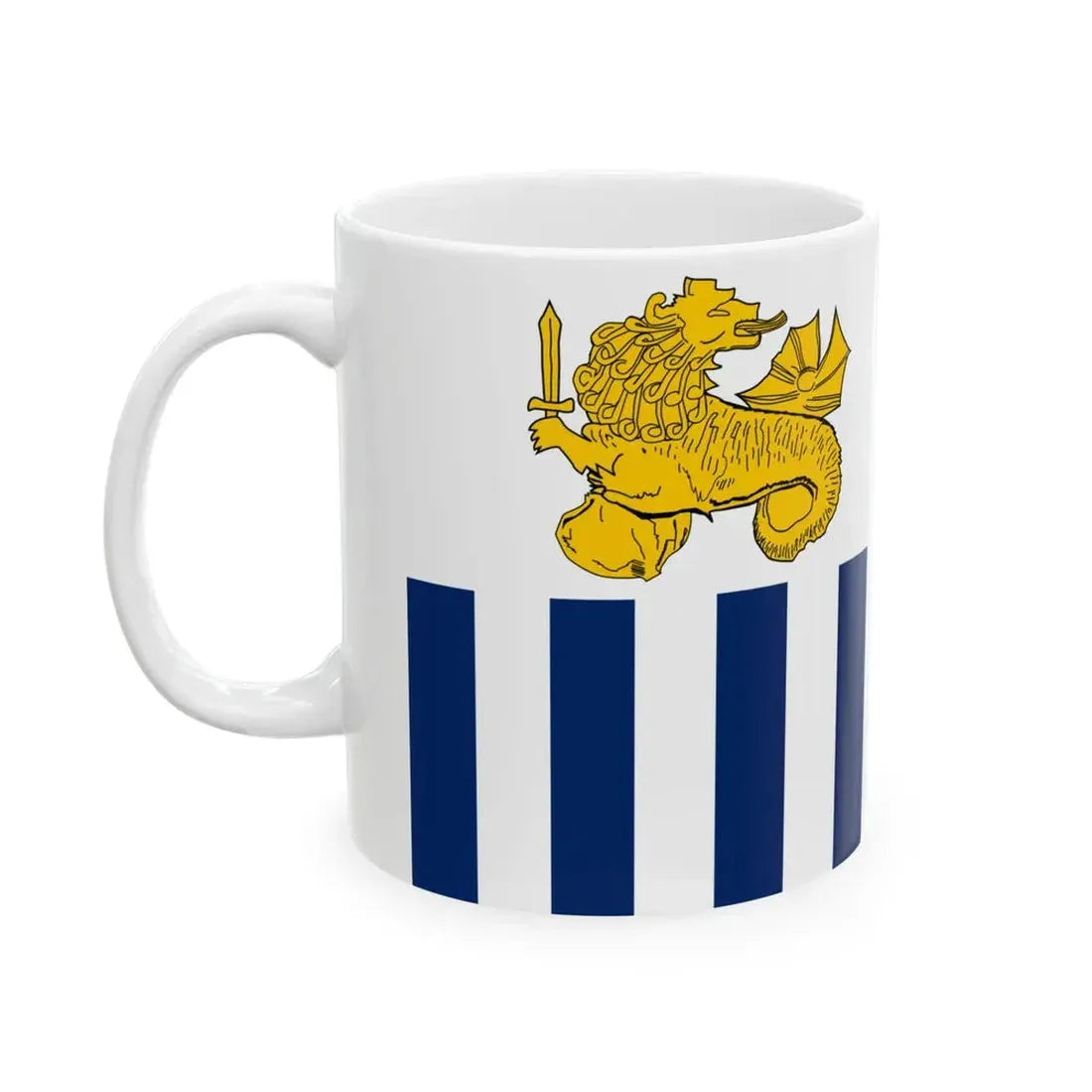Philippine Customs Flag (Philippines) White Coffee Mug - Go Mug Yourself