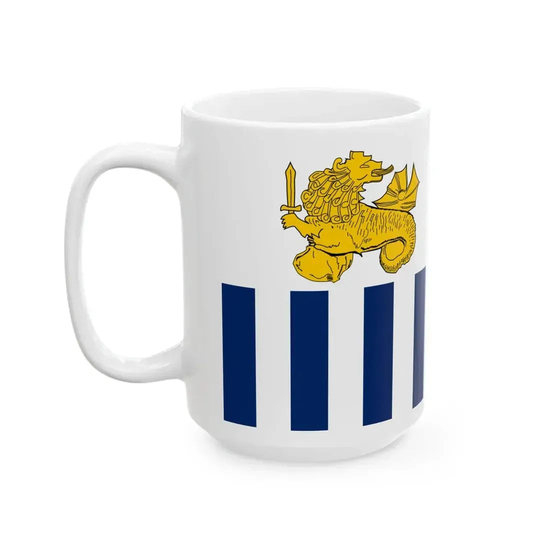 Philippine Customs Flag (Philippines) White Coffee Mug - Go Mug Yourself