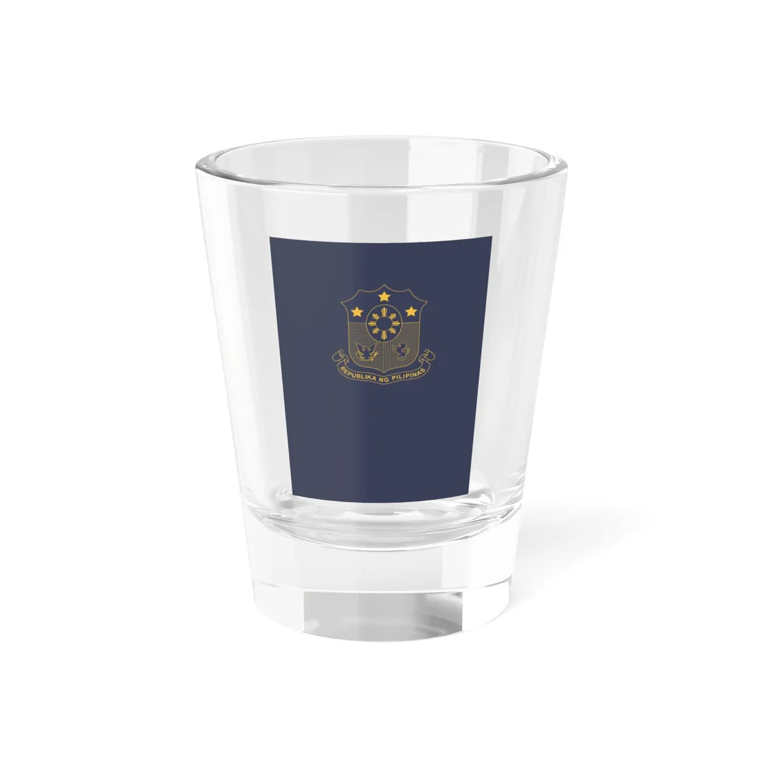 Philippine diplomatic folder (Philippines) (Coat of Arms) Shot Glass 1.5oz 1.5oz - Go Mug Yourself