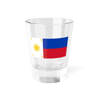Philippine Flag with 4 stars and 9 rays (Philippines) Shot Glass 1.5oz 1.5oz - Go Mug Yourself