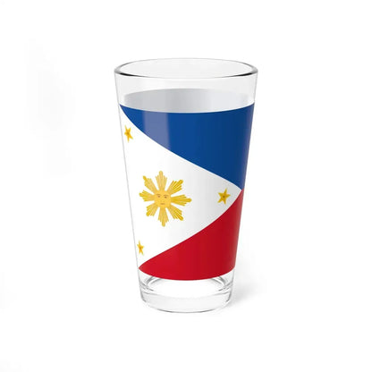 Philippines Aguinaldo flag obverse (Philippines) Pint Glass 16oz - Go Mug Yourself