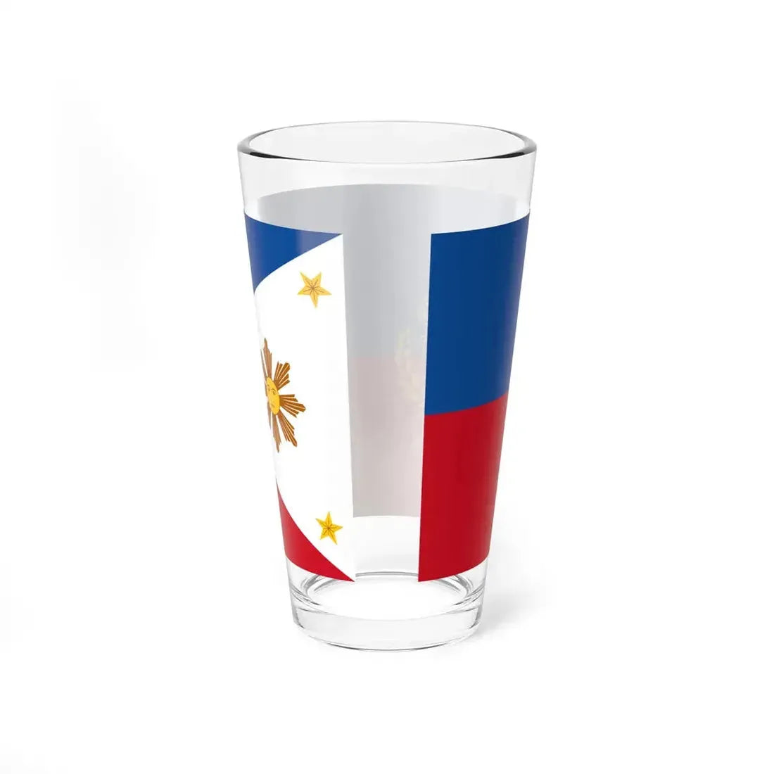 Philippines Aguinaldo flag reverse (Philippines) Pint Glass 16oz - Go Mug Yourself