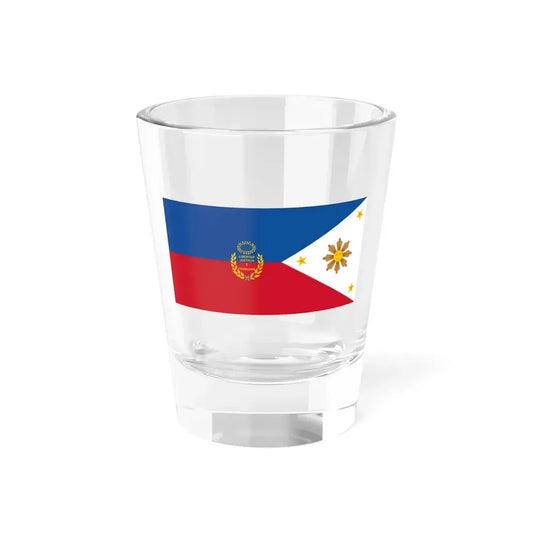 Philippines Aguinaldo flag reverse (Philippines) Shot Glass 1.5oz 1.5oz - Go Mug Yourself