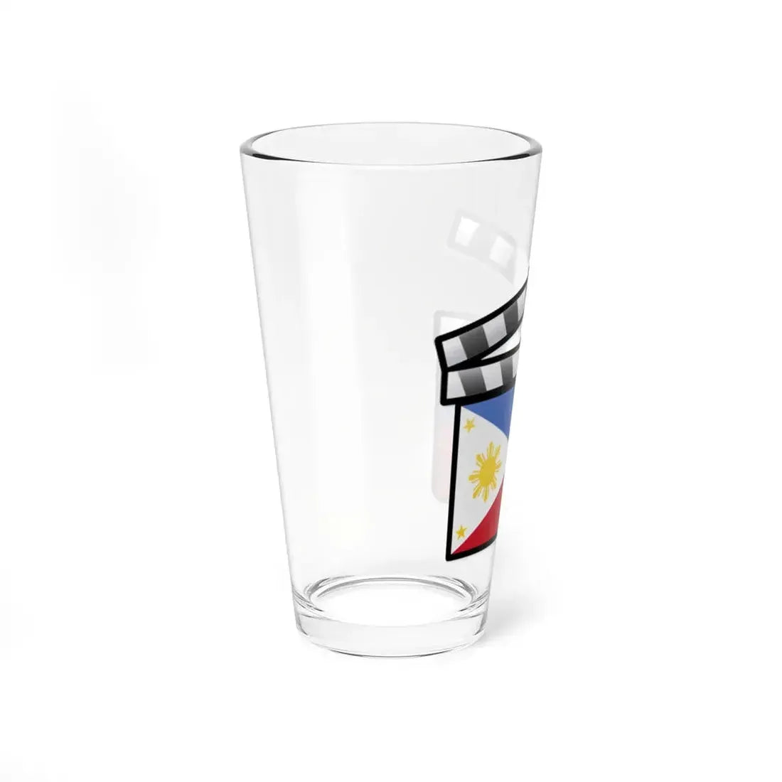 Philippines film clapperboard (Philippines) Pint Glass 16oz - Go Mug Yourself
