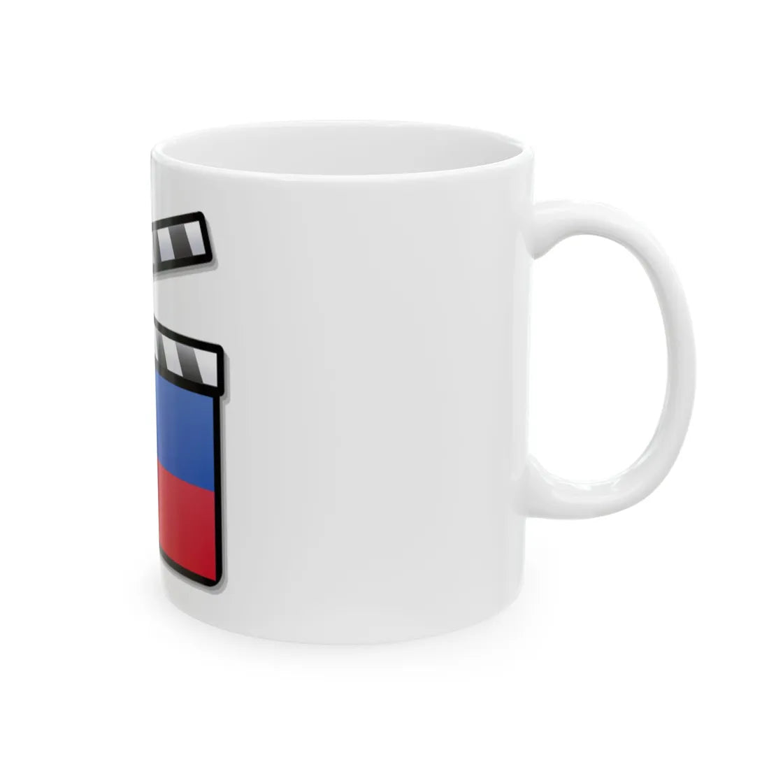 Philippines film clapperboard (Philippines) White Coffee Mug - Go Mug Yourself
