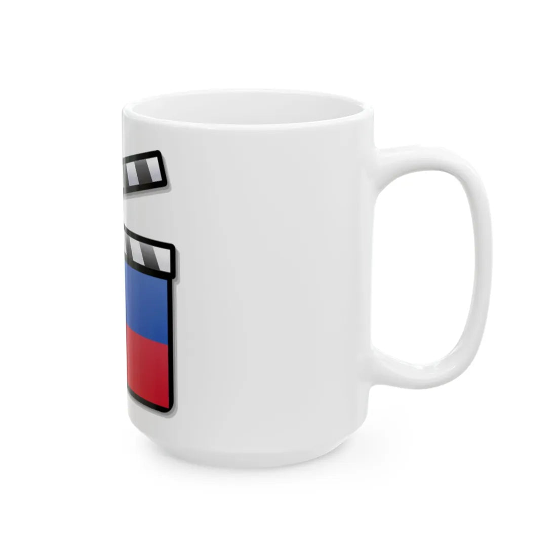 Philippines film clapperboard (Philippines) White Coffee Mug - Go Mug Yourself