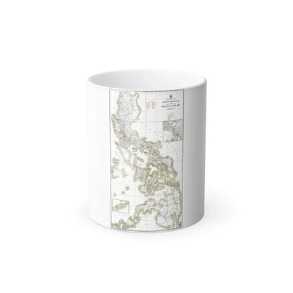 Philippines, The 1 & 2 (1902) (Map) Color Changing Mug 11oz Default Title 11oz - Go Mug Yourself
