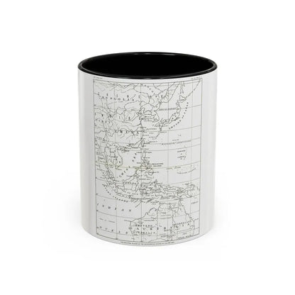 Philippines, The (1900) (Map) Accent Coffee Mug 11oz Black - Go Mug Yourself