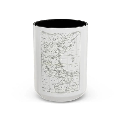 Philippines, The (1900) (Map) Accent Coffee Mug 15oz Black - Go Mug Yourself