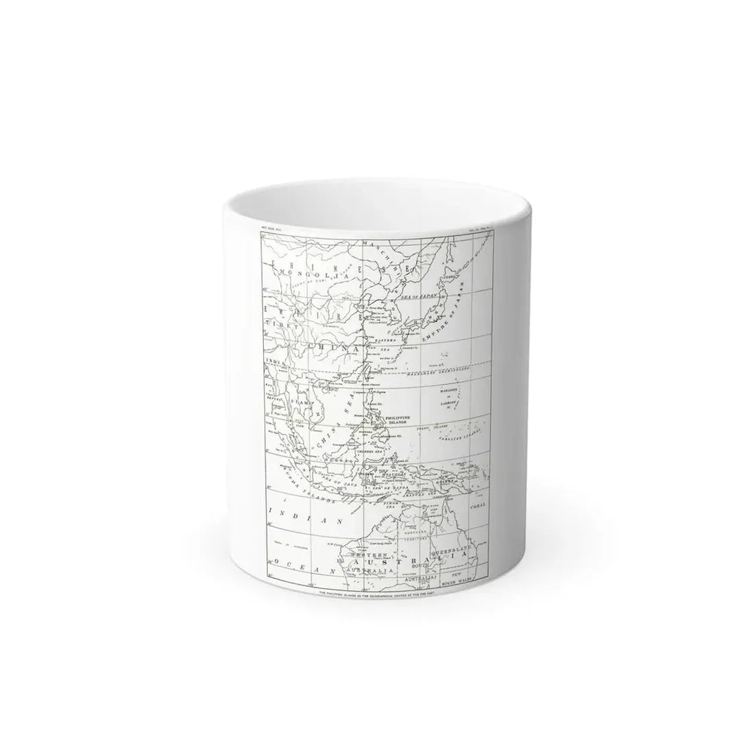 Philippines, The (1900) (Map) Color Changing Mug 11oz Default Title 11oz - Go Mug Yourself